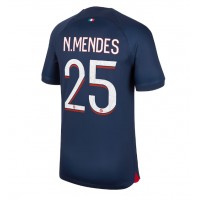 Paris Saint-Germain Nuno Mendes #25 Hjemmedrakt 2023-24 Kortermet